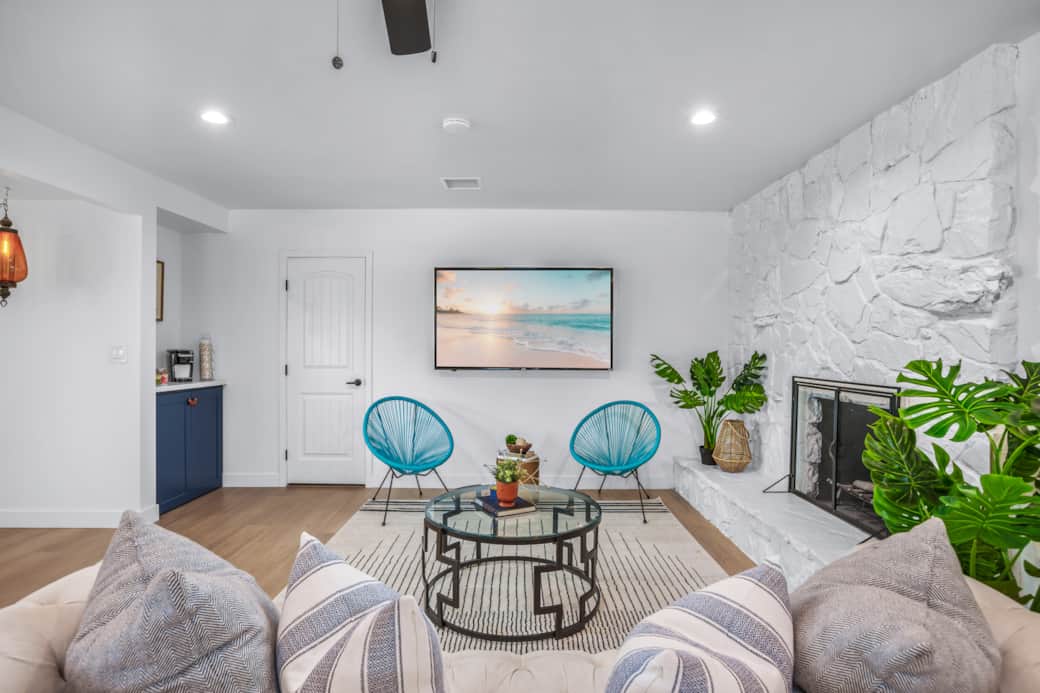 Family Room & Coffee Station