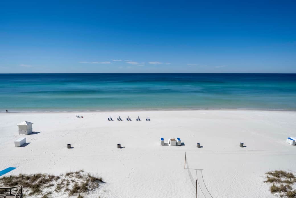 Panama city beach oceanfront condo balcony view gulf coast