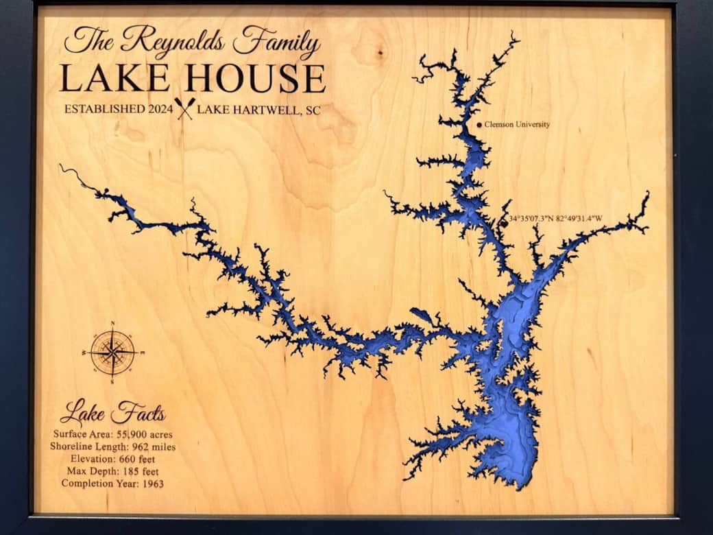 Our little spot on the lake - 12 miles from Clemson