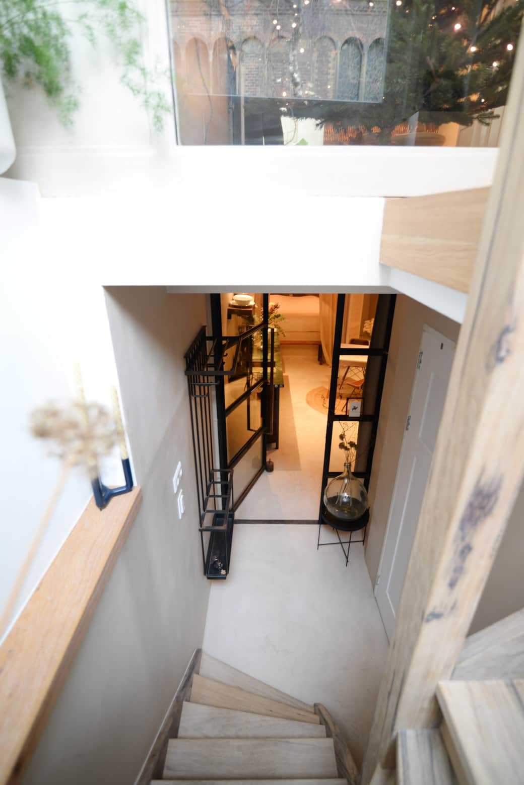 gang met uitzicht naar beneden