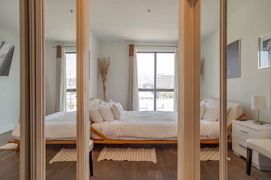 Master Bedroom closet mirrors Master Bedroom closet mirrors