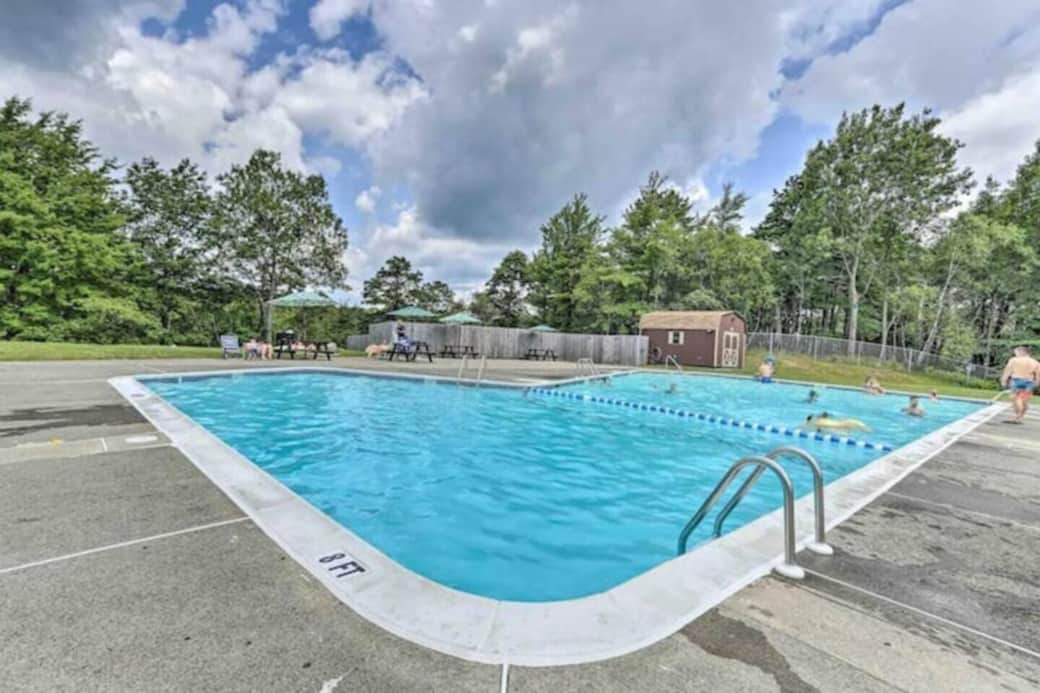 Outdoor pool - 5 min walk distance. 