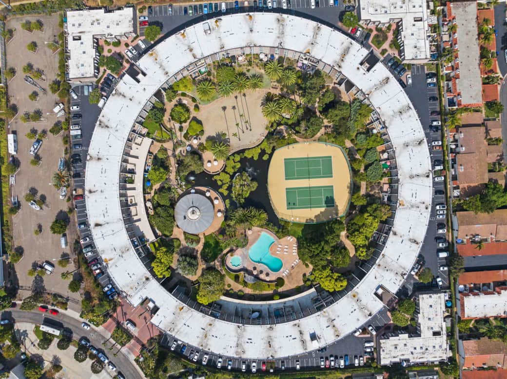 Aerial View of the Complex