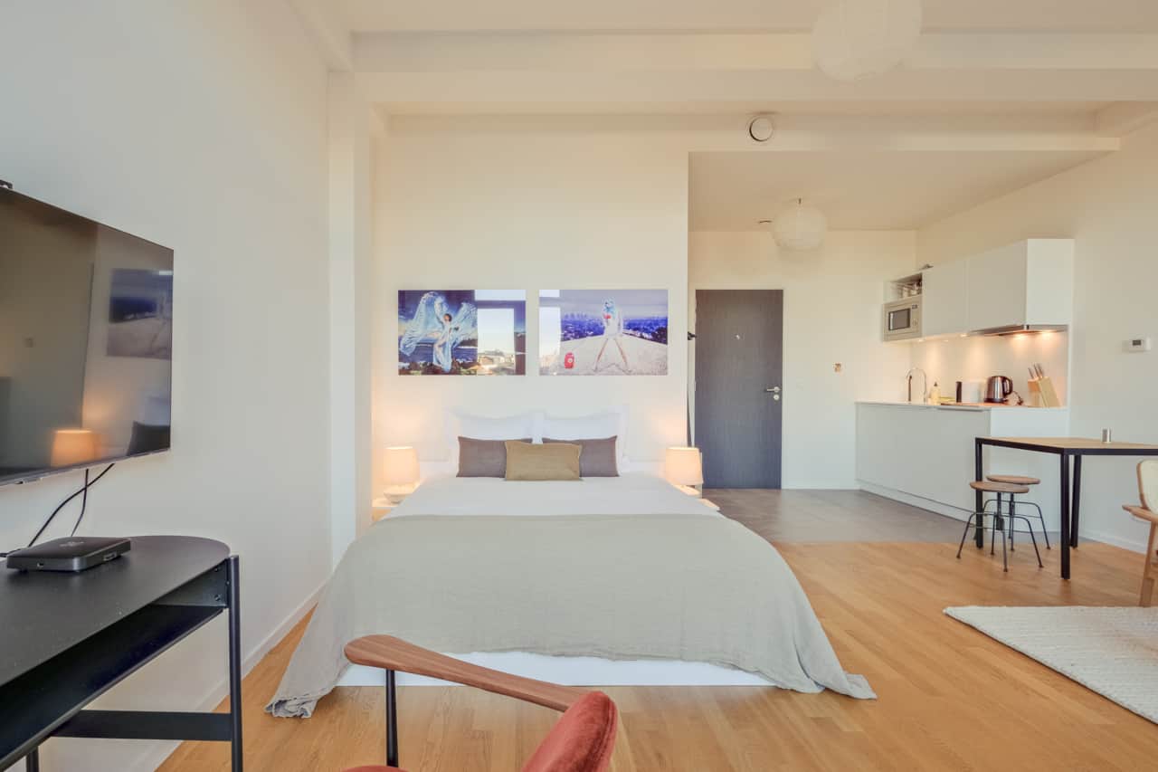 Living area / Sleeping area