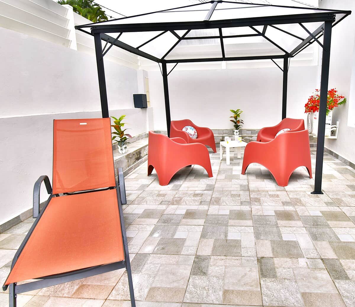 Terrasse et espace détente de Kaz Papiyon