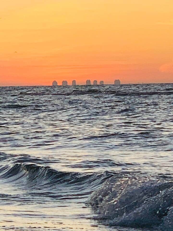 A beautiful Sunrise seen over Fort Myers Beach