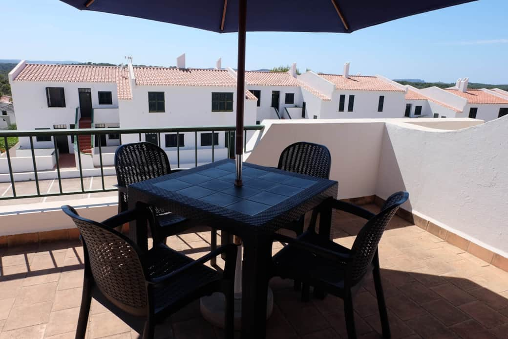 Private terrace with sea views