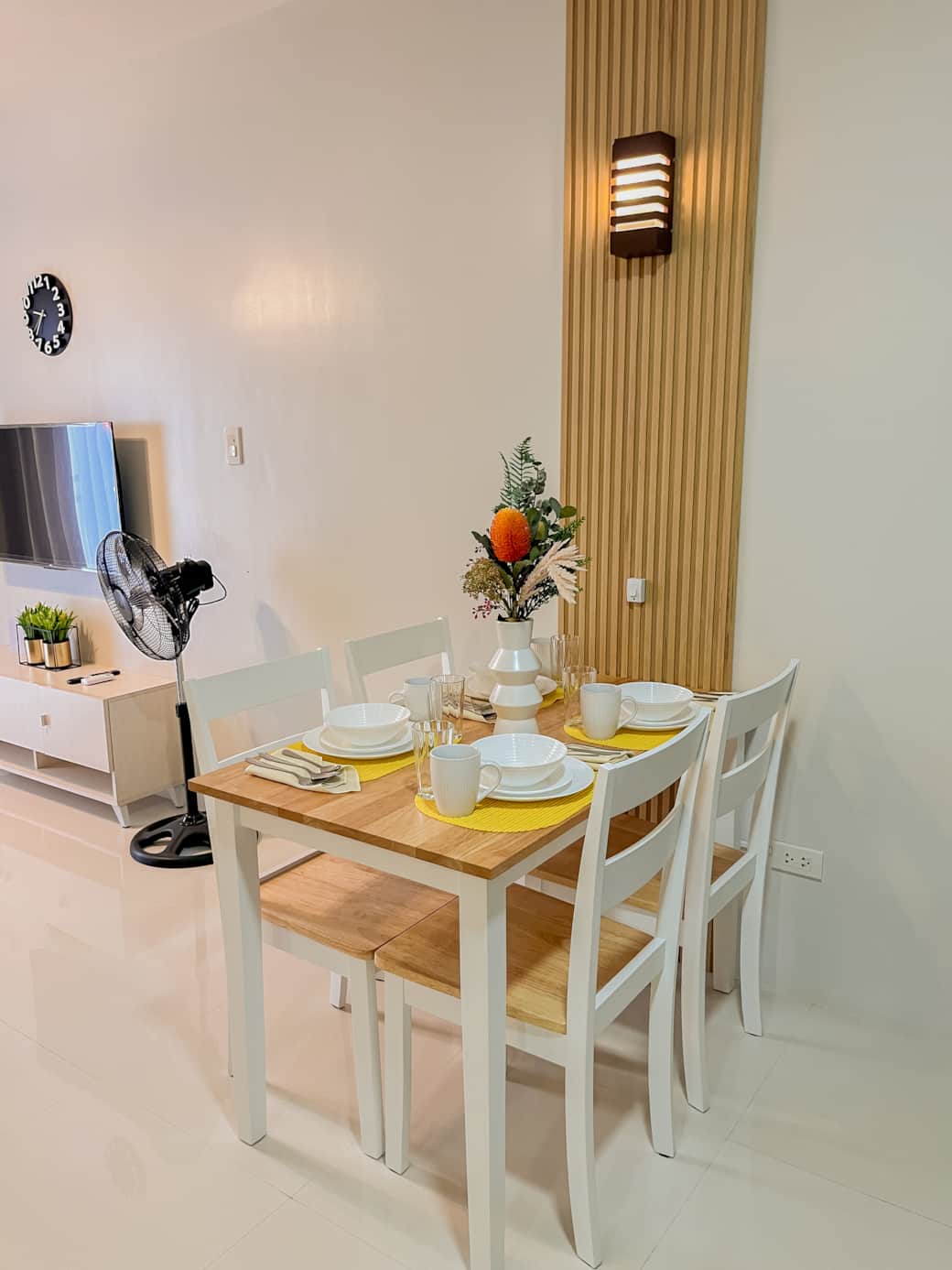 elegant dining space