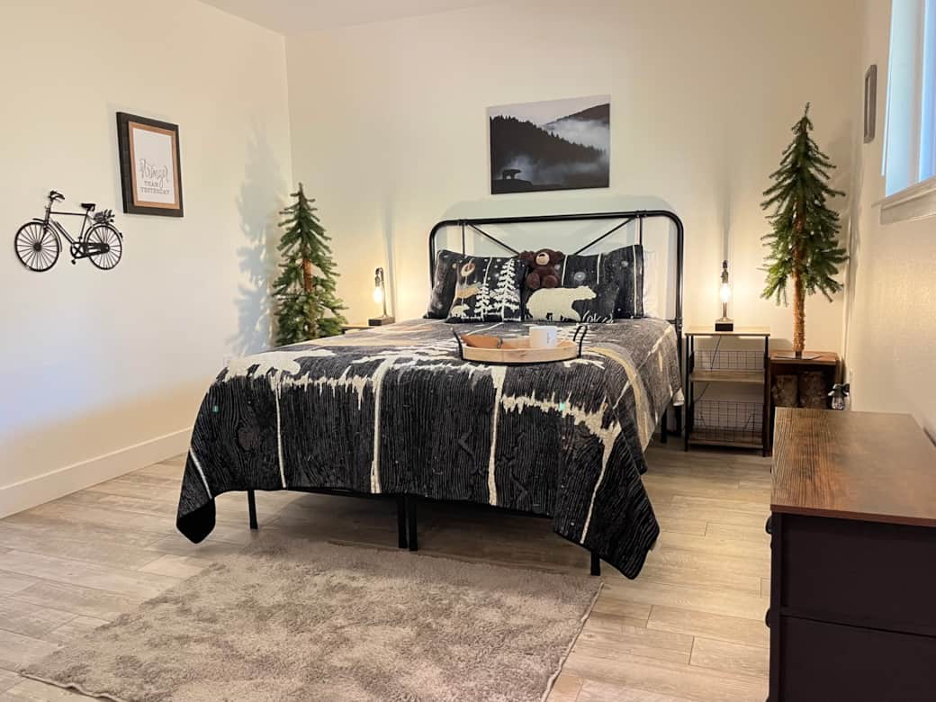 The Woods Room bears a striking resemblance to the natural setting of the Grotto.
