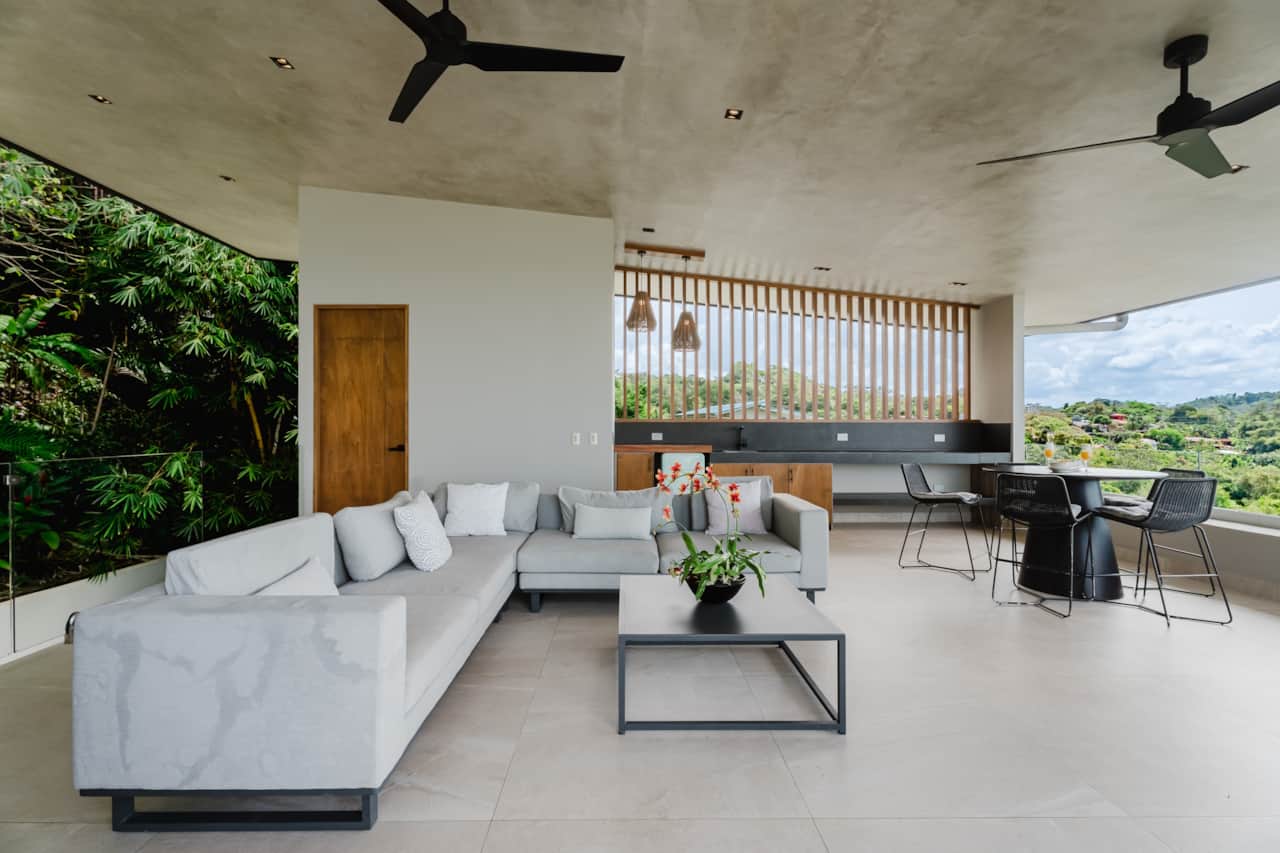 A warm and inviting area to lounge