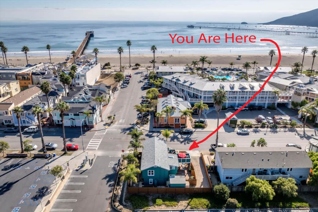 Turquoise Tiki is just 200 yards from the boardwalk and pier