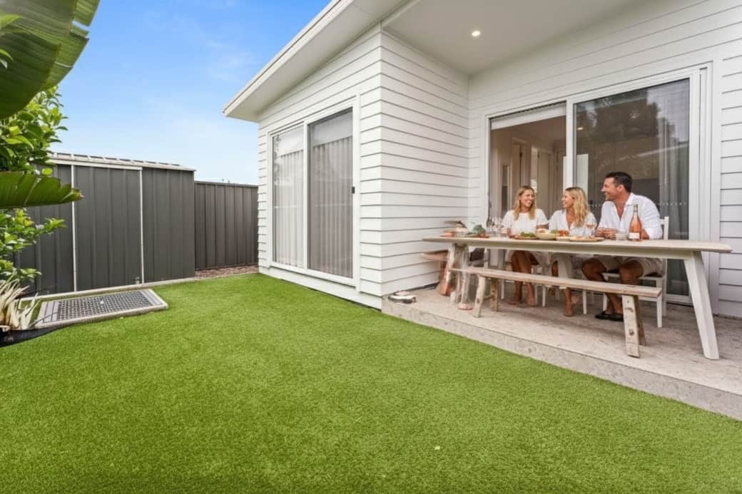 Outdoor dining space Outdoor dining space