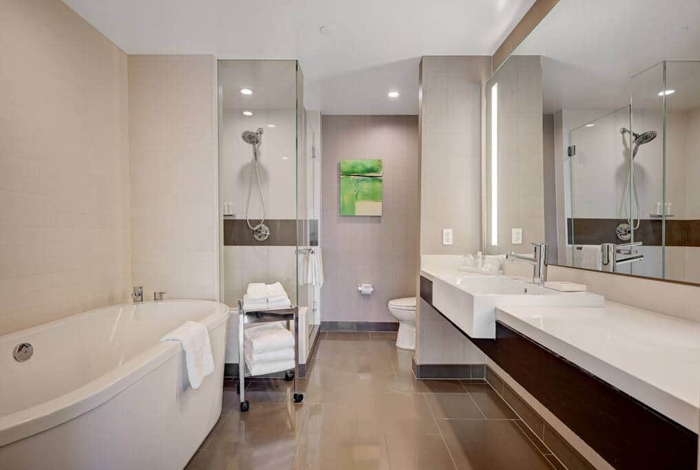 Walk-In Shower with Designer Tile and Premium Finishes Walk-In Shower with Designer Tile and Premium Finishes