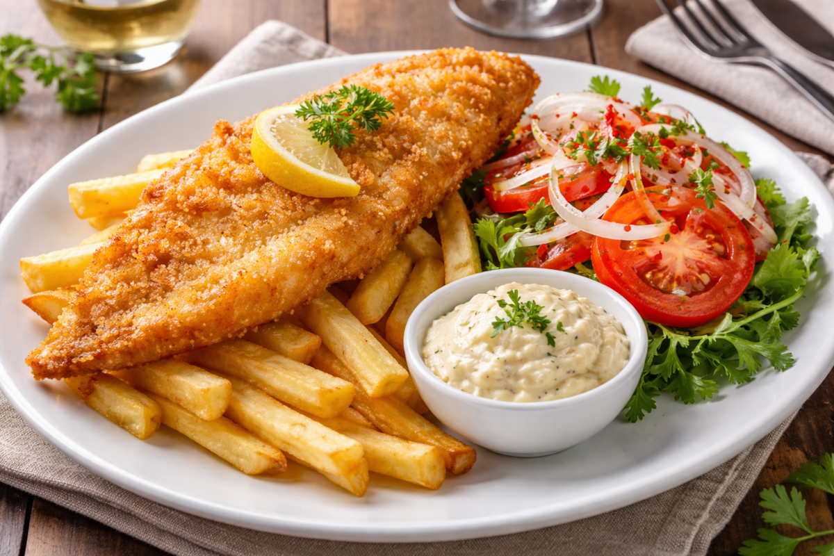 Curanto, pescado y mariscos