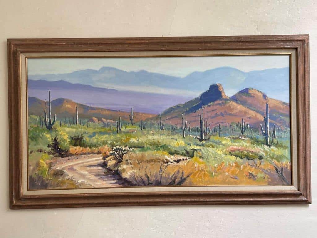 A one of a kind painting from a dear friend of the family, oil painter William Gullette