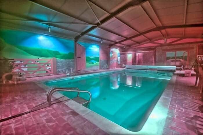30ft indoor heated pool