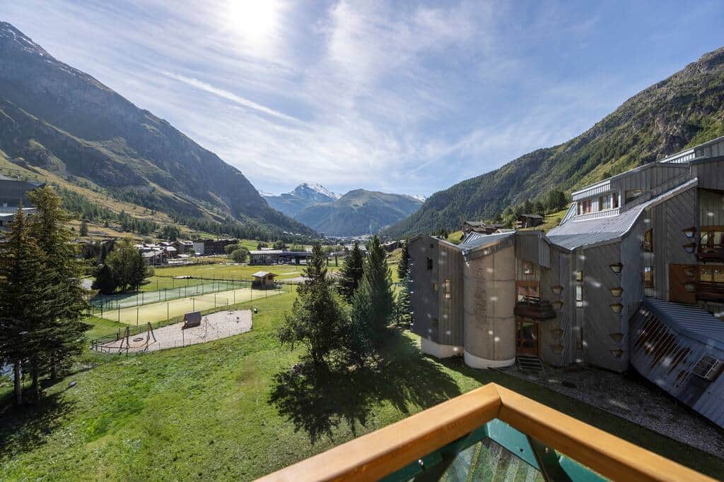 La vue depuis le balcon