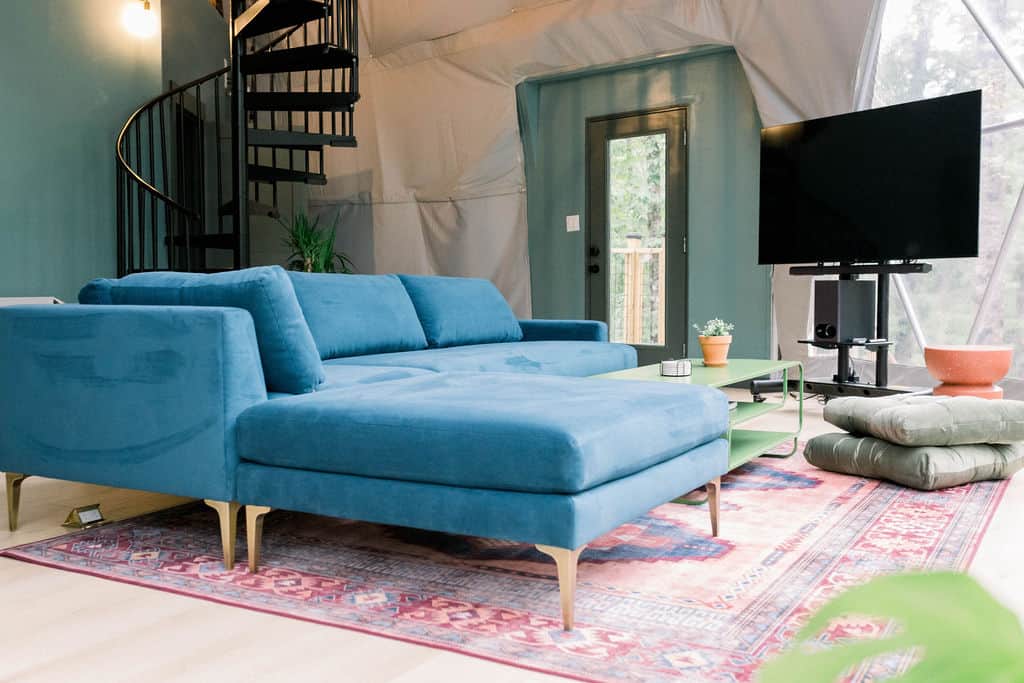 Living room with TV