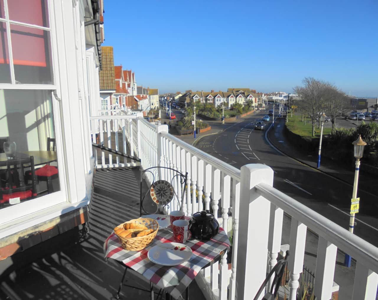 Balcony with seaview