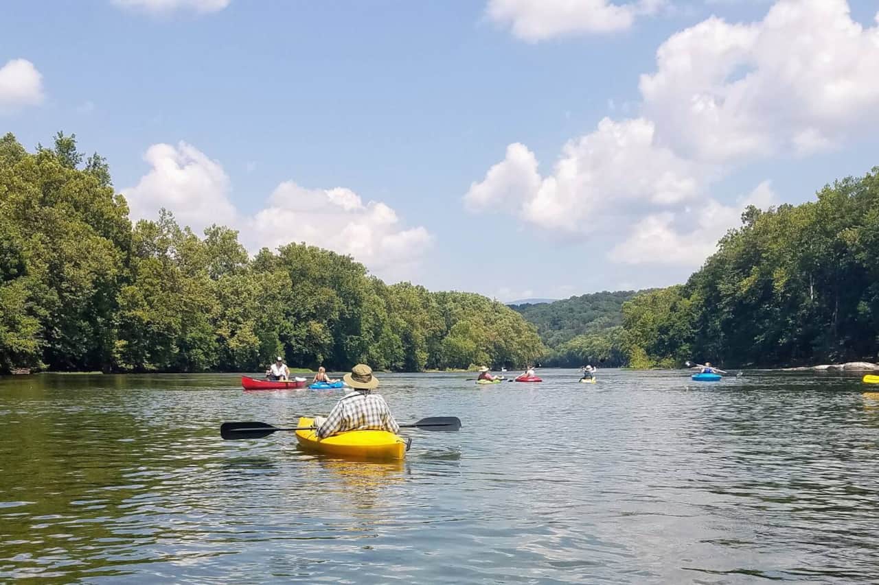 enjoy fun times on the river  less than a minute drive to Shenandoah River Outfitters for tubing, kayaking, canoeing or rafting fun