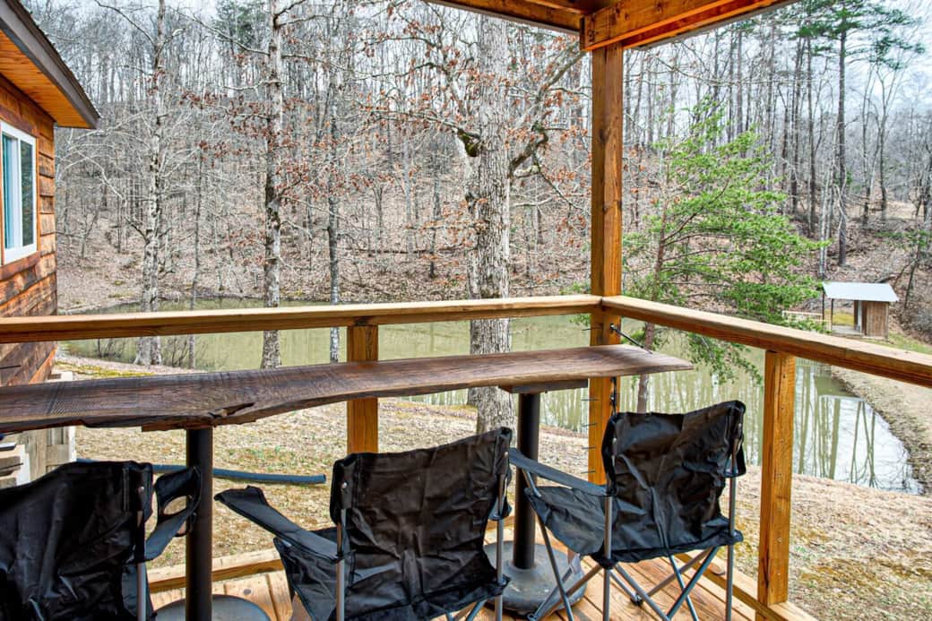Front Porch Bar Looking To Pond Front Porch Bar Looking To Pond