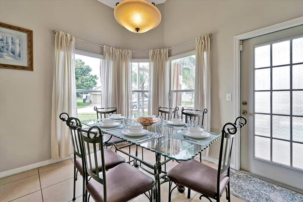 Informal dining area