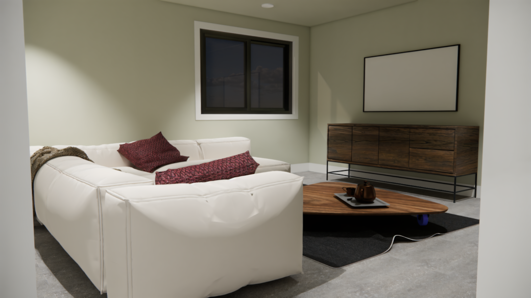 Basement Living Room