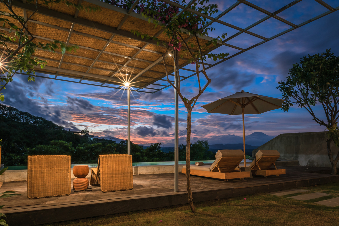 Modern luxury Villa Lulu exterior with stylish architecture and lush surroundings