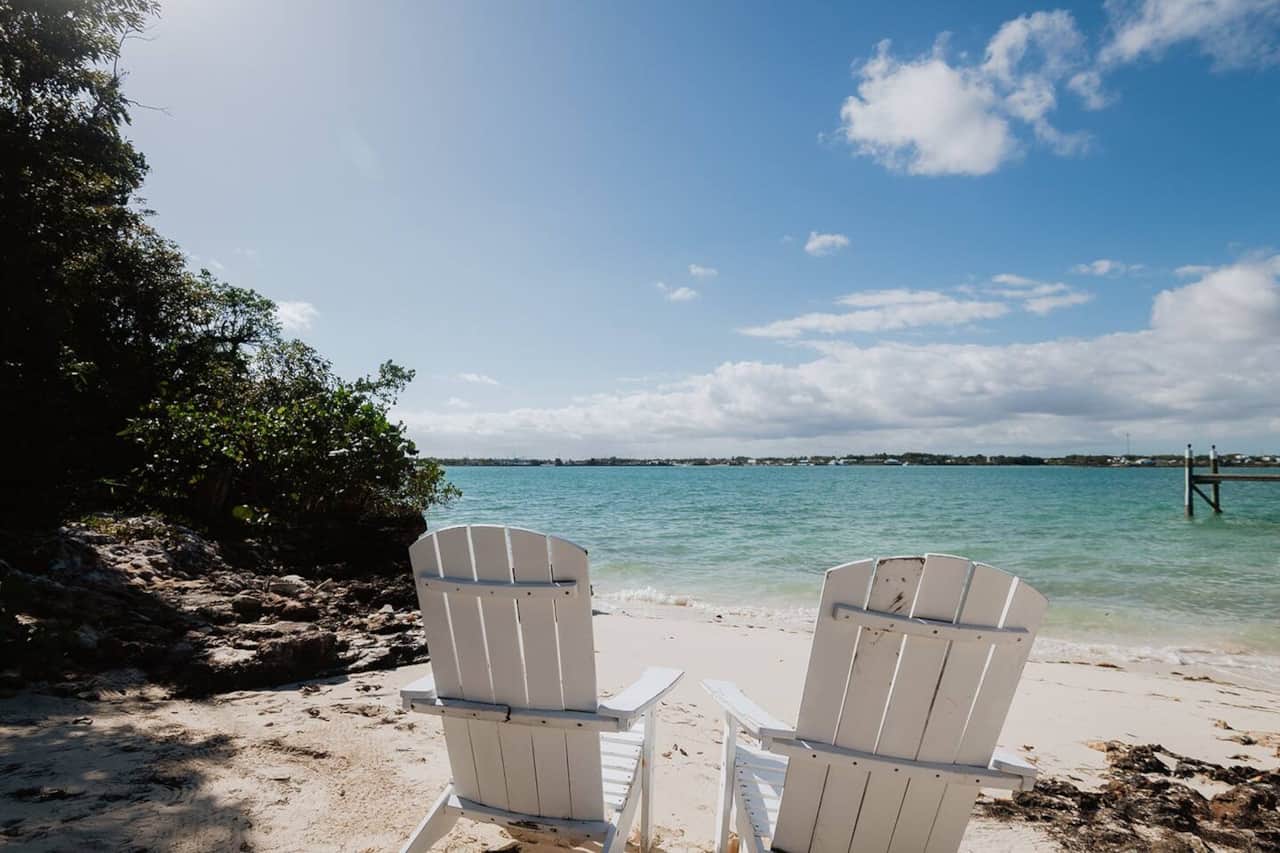 Private Beach by House
