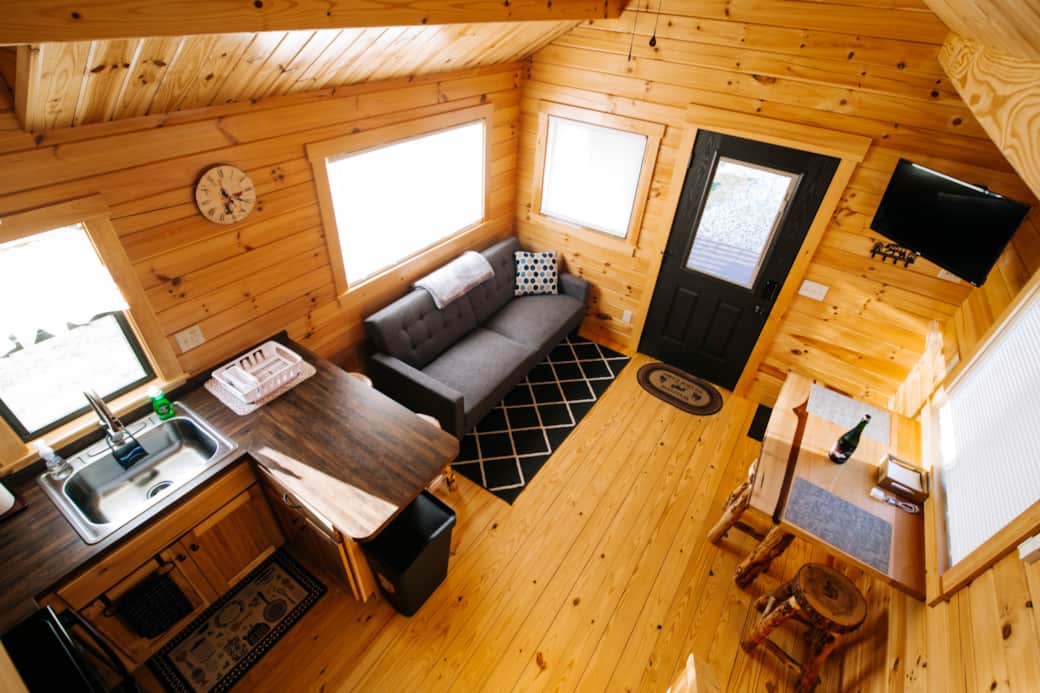 Living area from loft