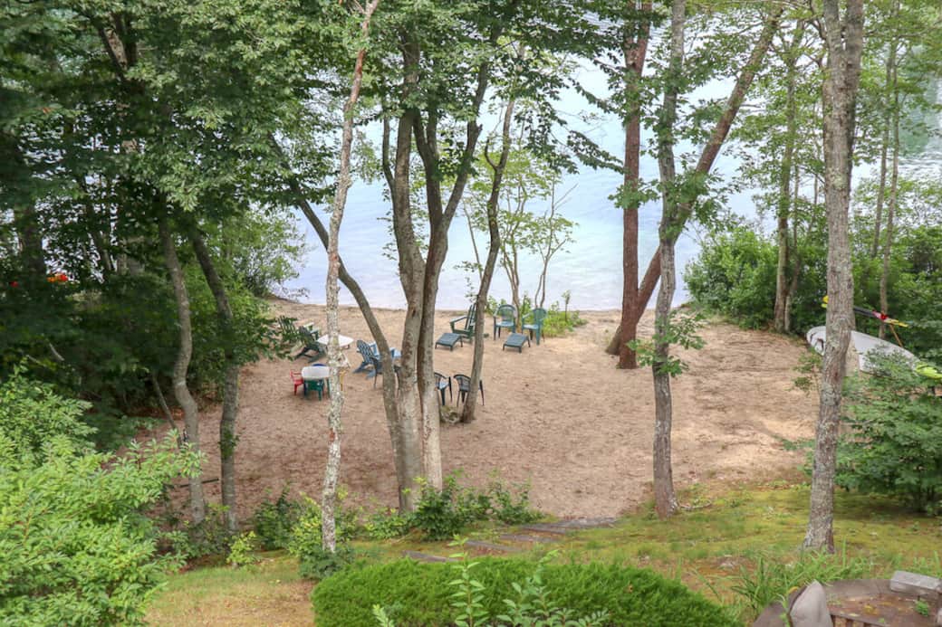 Lake views from the porch
