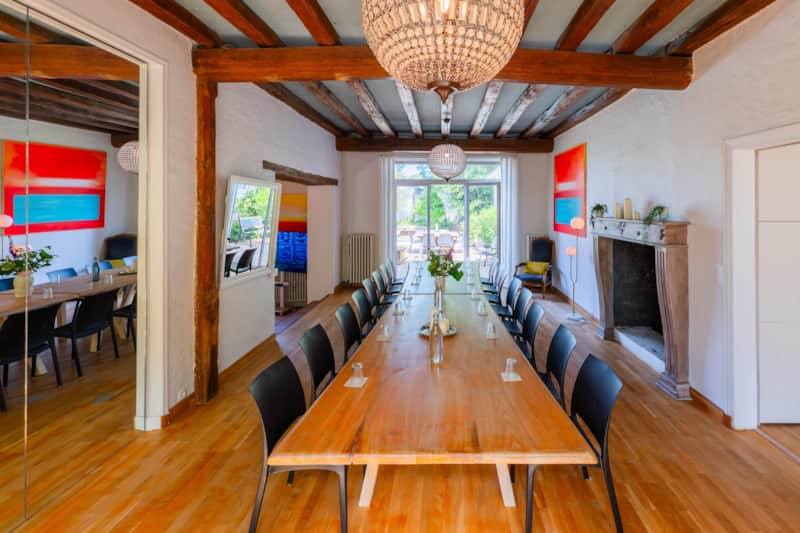 Villa de la Plume – Grande table pour repas festifs