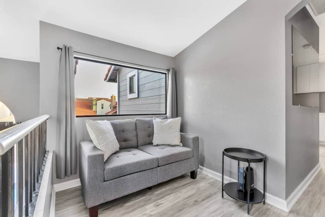 An added space to lounge and relax with a view