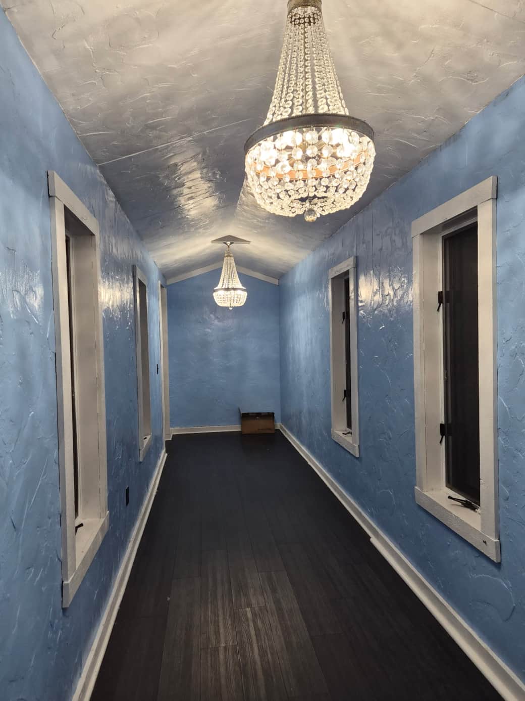 Hallway to pool
