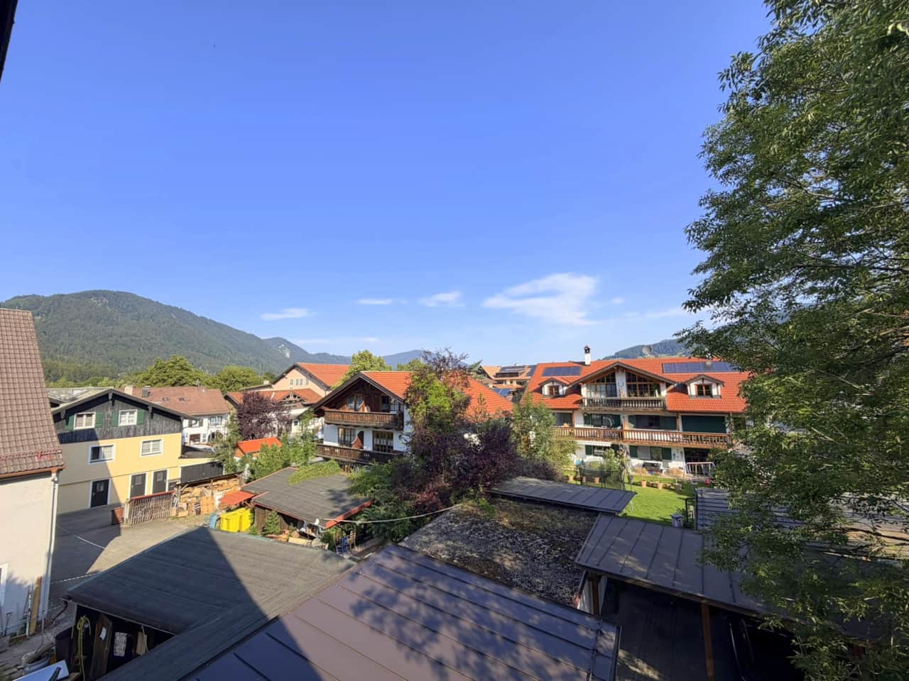 Ausblick vom Westbalkon