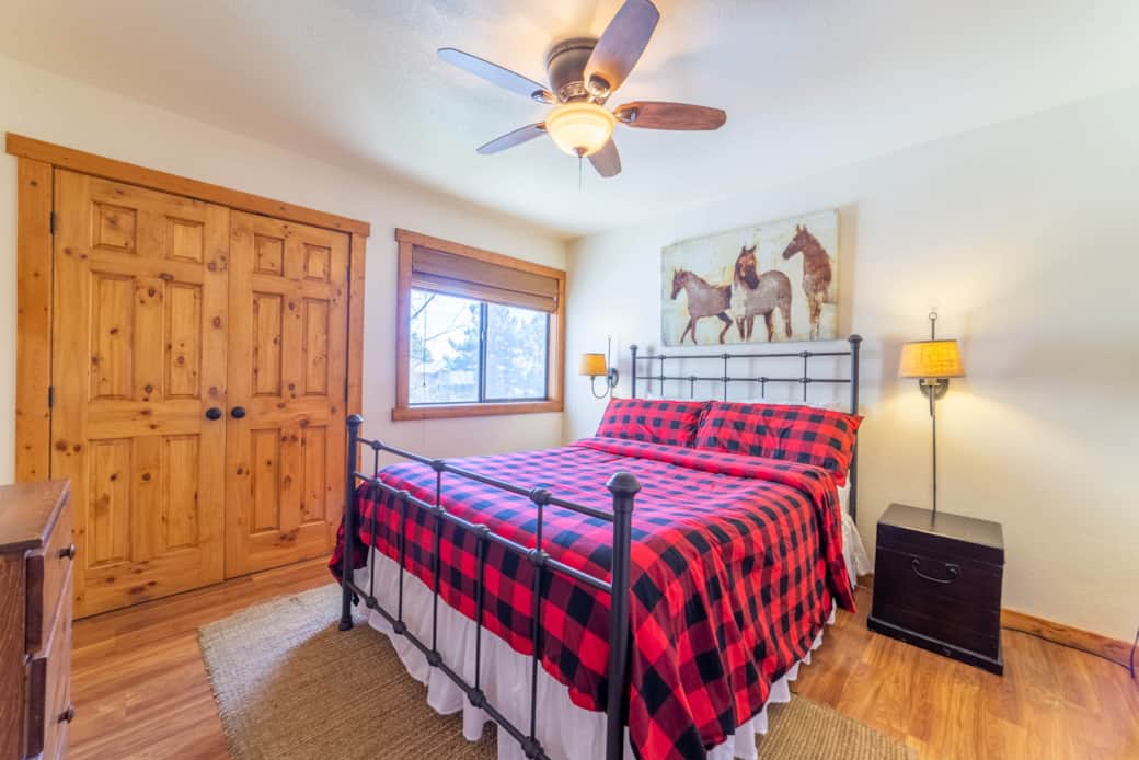 Bedroom 1 with queen bed