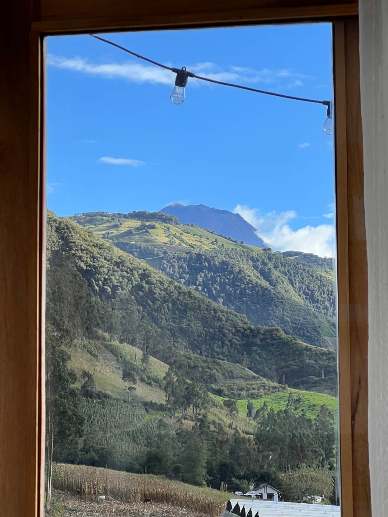 Vista volcán Tungurahua