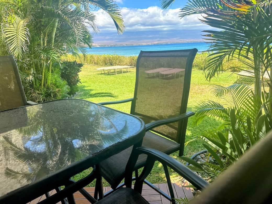 Your view from your Lanai.
