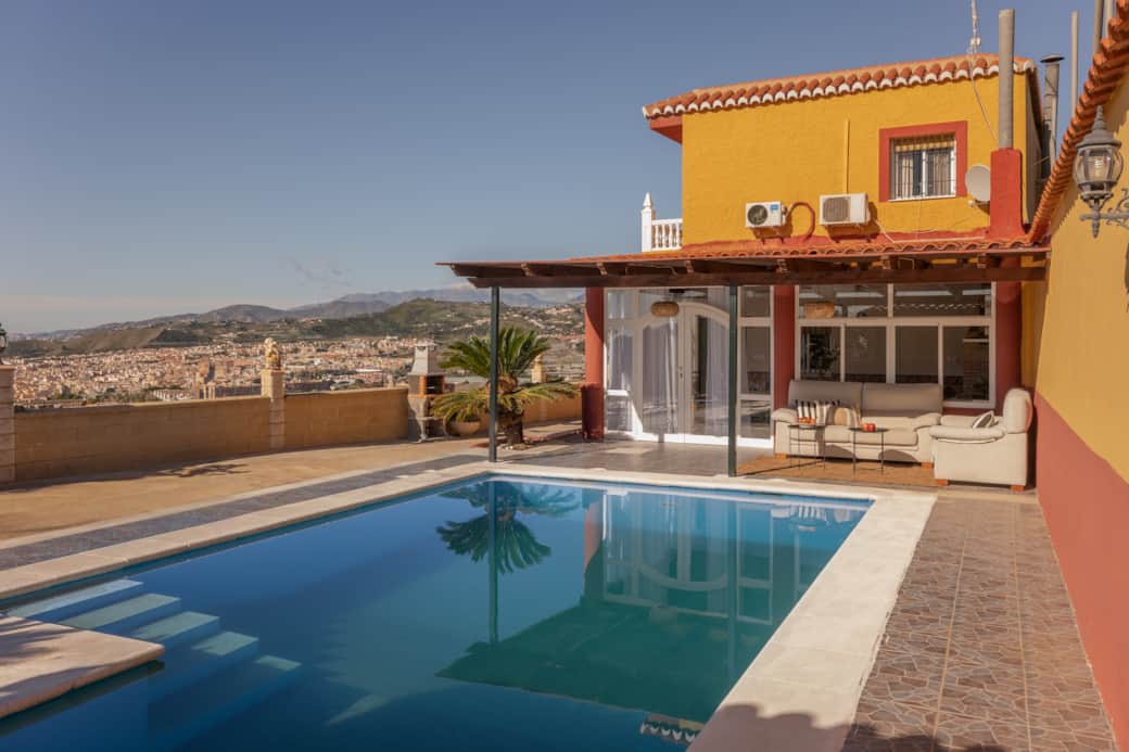 Piscina redimensionada