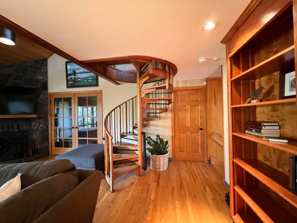 Fun Spiral Staircase to the loft Fun Spiral Staircase to the loft