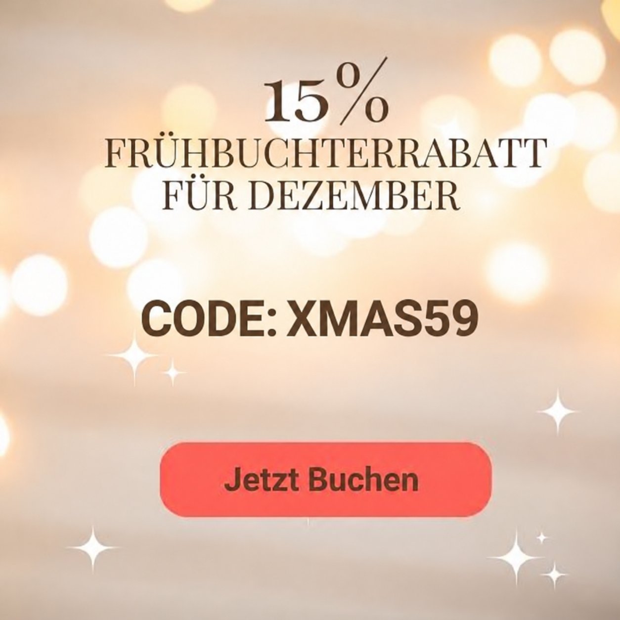 Jetzt für Weihnachten buchen