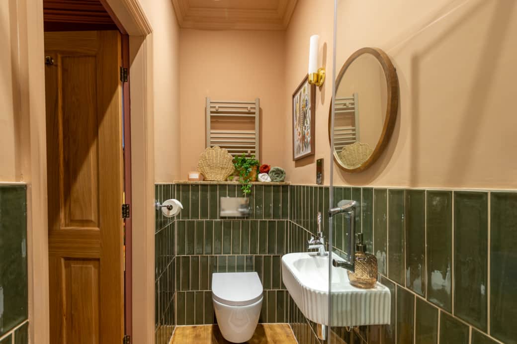 Modern shower rooms boast rainfall showers and sleek, contemporary finishes