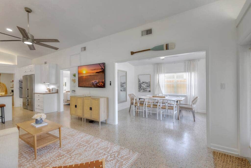 Coastal Living Room and dining room Coastal Living Room and dining room