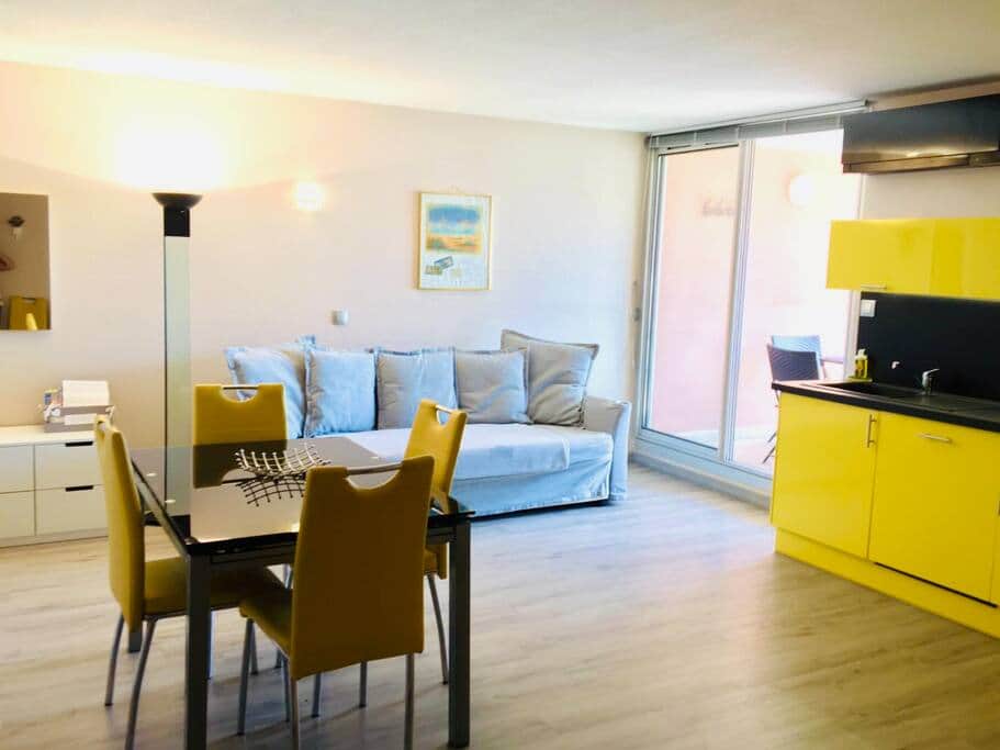 coin salon et cuisine