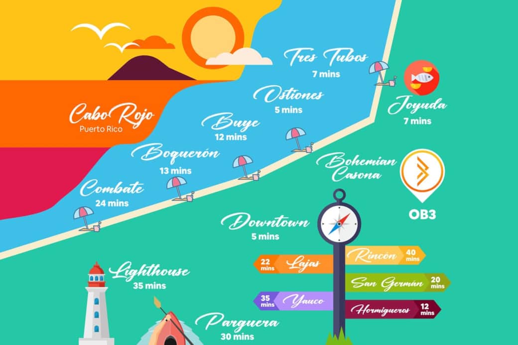 Explore our awesome map! For more details of maps and recommendations, visit OrangeBLiving's website or check out our guidebook on Airbnb.