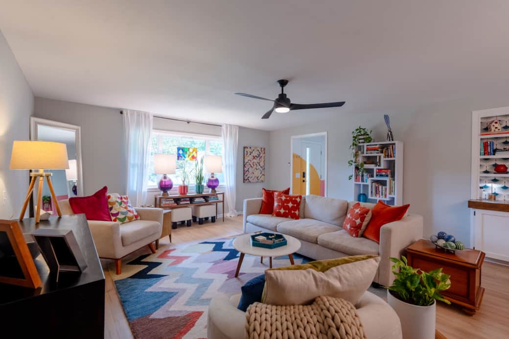 A bright and cheerful space for making memories.