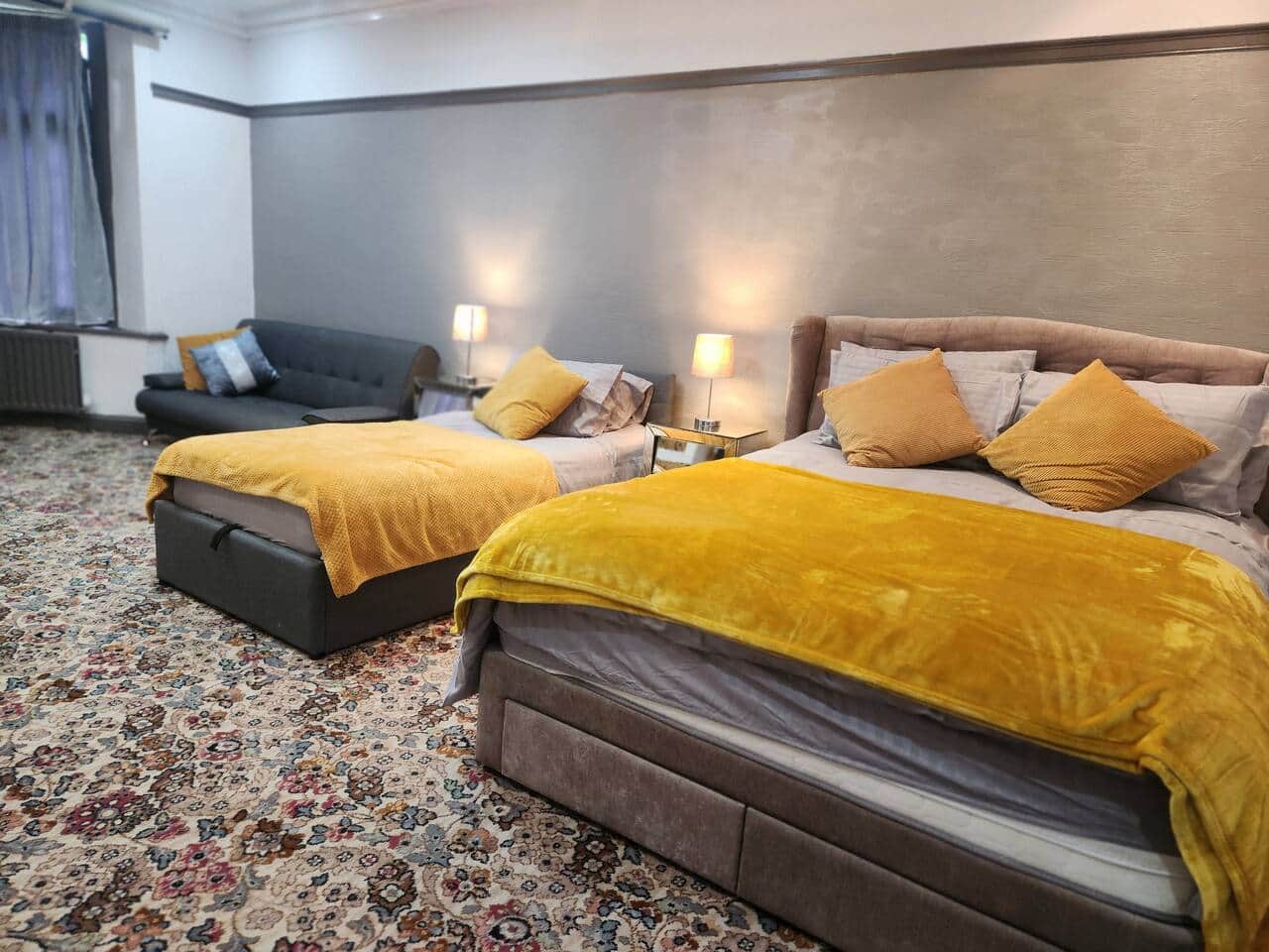 Private guest room at 239 Seymour Grove accommodation Manchester