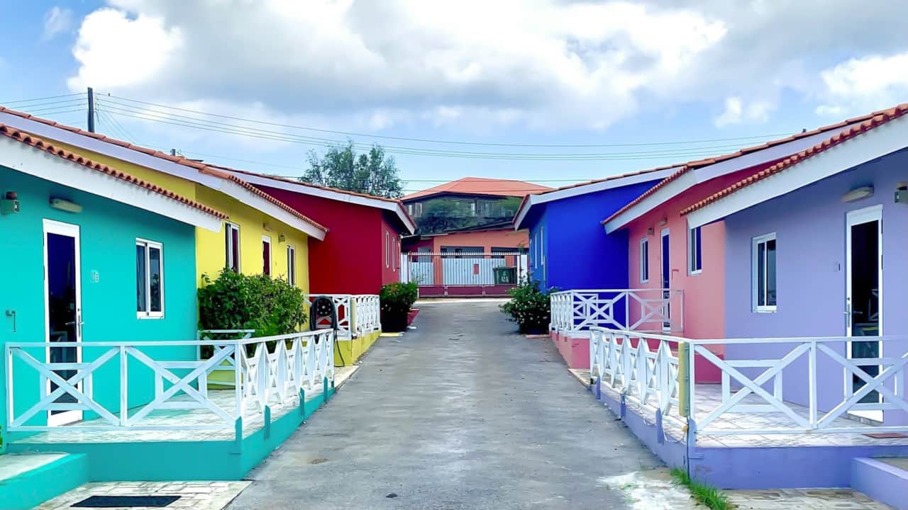 Gated, safe, and secure apartment complex with private parking.