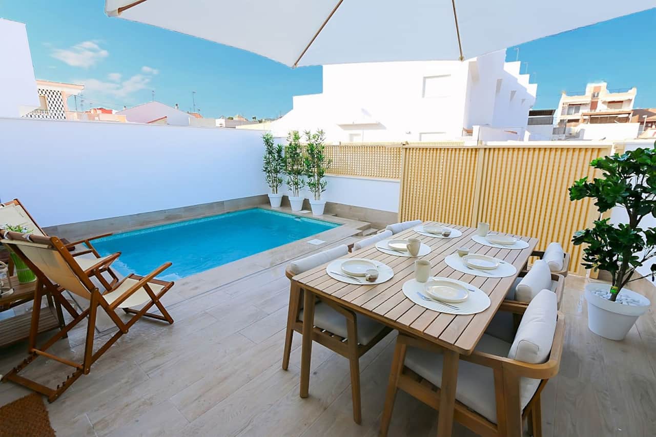 Zona de piscina