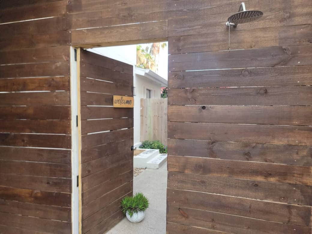 Entrance to your private courtyard and to your front door!